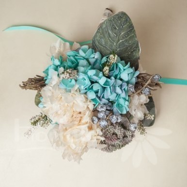 ramo preservado liofilizado turquesa hortiflor floristas 3