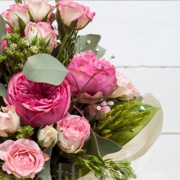 ramo romantico hortiflor floristas 2